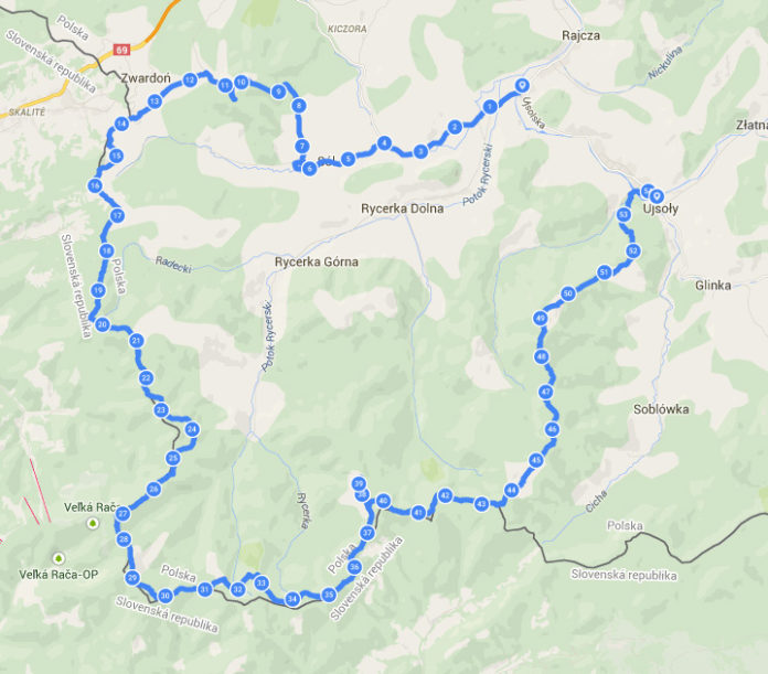 chudy-wawrzyniec Trasa 50+ Chudy Wawrzyniec