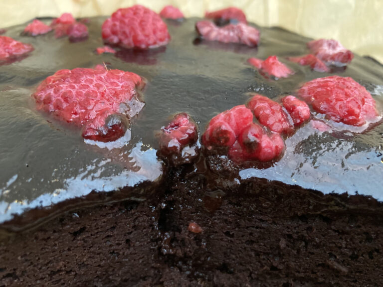 Brownie z czerwonej fasoli