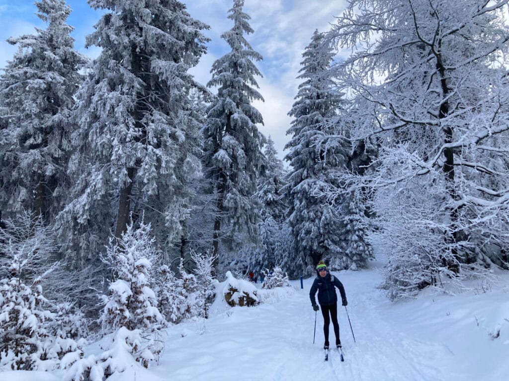 biegówki w górach Orlickich