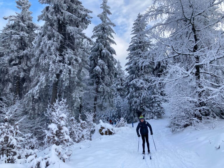 biegówki w górach Orlickich